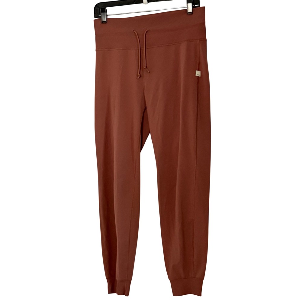 Vuori Daily Leggings Joggers Terracotta Red High Waist - Medium